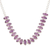 Rhodium-plated amethyst pendant necklace, 'Lilac Delight' - Rhodium-Plated Sterling Silver Amethyst Pendant Necklace (image 2b) thumbail
