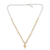 Rhodium-plated citrine pendant necklace, 'Cheerful Music' - Rhodium-Plated Sterling Silver Citrine Pendant Necklace