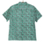 Men's cotton shirt, 'Aqua Lotus' - Men's Button-Up Cotton Shirt from India (image 2e) thumbail