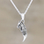 Sterling silver pendant necklace, 'Ferocious Dragon' - Sterling Silver Dragon Pendant Necklace
