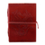 Embossed leather journal, 'Twin Dragons' - Embossed Cotton and Leather Dragon-Motif Journal