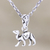 Sterling silver pendant necklace, 'Desert Ship' - Sterling Silver Camel Pendant Necklace (image 2) thumbail