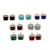 Gemstone stud earrings, 'Color Magic' (set of 7) - Hand Made Square Stud Earrings (Set of 7) thumbail