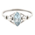Blue topaz cocktail ring, 'Baroness in Blue' - Blue Topaz and Sterling Silver Cocktail Ring thumbail