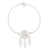 Sterling silver anklet, 'Goodnight and Good Luck' - Sterling Silver Dreamcatcher Anklet