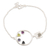 Multi-gem bracelet, 'Cool Shimmer' - Peridot and Amethyst Multi-Gem Bracelet thumbail