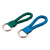 Leather key fobs, 'Trendy Duo' (pair) - Braided Leather Key Fobs (Pair) (image 2b) thumbail