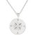 Sterling silver pendant necklace, 'My True North' - Hand Crafted Sterling Silver Pendant Necklace