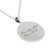 Sterling silver pendant necklace, 'My True North' - Hand Crafted Sterling Silver Pendant Necklace