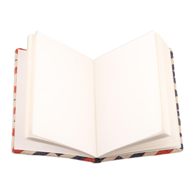 Baumwolltagebuch – Tagebuch aus Baumwolle und Leder mit handgeschöpftem Papier