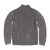 Men's cotton cardigan, 'Charcoal Spark' - Men's Zippered Grey Cotton Sweater (image 2d) thumbail