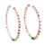 Tourmaline hoop earrings, 'Carousel' - Multicolored Tourmaline Hoop Earrings thumbail