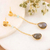Gold-plated labradorite dangle earrings, 'After Dinner' - Hand Made Gold-Plated Labradorite Dangle Earrings (image 2) thumbail