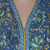 Printed cotton a-line dress, 'Blue Garden' - Cotton Floral-Motif Sleeveless A-Line Dress (image 2g) thumbail