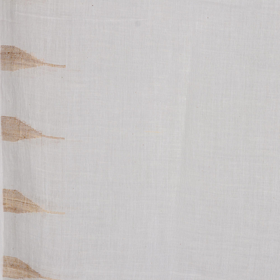 Chal de algodón y seda tejido a mano - Mantón de Muselina de Algodón y Seda Tejido a Mano
