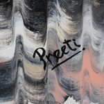 'Waves' - Wavy Abstract Acrylic Painting on Canvas