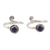 Lapis lazuli toe rings, 'Royal Eddy' (pair) - Sterling Silver and Lapis Lazuli Toe Rings (Pair) thumbail