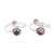 Amethyst toe rings, 'Gemstone Spiral in Purple' - Amethyst and Sterling Silver Toe Rings (Pair) (image 2a) thumbail