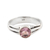 Amethyst single stone ring, 'Lilac Wish' - Amethyst and Sterling Silver Single Stone Ring thumbail