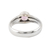 Amethyst single stone ring, 'Lilac Wish' - Amethyst and Sterling Silver Single Stone Ring (image 2c) thumbail