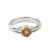 Citrine single stone ring, 'Golden Wish' - Citrine and Sterling Silver Single Stone Ring thumbail