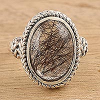 Featured review for Quartz cocktail ring, Majestic Shimmer