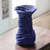 Decorative recycled paper vase, 'Royal Flair' - Eco-Friendly Decorative Paper Vase