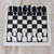 Marble chess set, 'Royal Grandeur' - Black and White Marble Chess Set from India