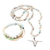 Onyx jewelry set, 'Blissful Morning' - Onyx Beaded Bracelet and Necklace Jewelry Set (image 2a) thumbail