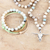 Onyx jewelry set, 'Blissful Morning' - Onyx Beaded Bracelet and Necklace Jewelry Set (image 2b) thumbail