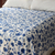 Bettbezug aus Baumwolle mit Kettenstich, (Full/Queen) - Bettdecke aus Baumwolle mit Kettenstich und Blumenmotiv (Full/Queen)