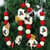 Wool Christmas tree garland, 'Fluffy Friends' - Wool Sheep-Motif Christmas Tree Garland (image 2) thumbail