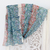 Cotton scarf, 'Paisley Rainbow' - Screen Printed Paisley Motif Chanderi Cotton Scarf thumbail