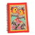 Handmade paper journal, 'Fond Memories' - Madhubani Bird Journal with Handmade Paper