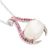 Halskette mit Rubin- und Mondstein-Anhänger - Handgefertigte Halskette mit Rubin- und Mondstein-Anhänger