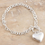 Sterling silver charm bracelet, 'Expectation of Love' - Sterling Silver Heart Charm Bracelet (image 2) thumbail