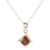 Tiger's eye pendant necklace, 'Earthy Delight' - Sterling Silver and Tiger's Eye Pendant Necklace thumbail