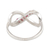 Ruby cocktail ring, 'Forever Pink' - Ruby Infinity-Motif Cocktail Ring (image 2c) thumbail