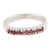 Ruby band ring, 'Pretty Princess' - Sterling Silver and Ruby Band Ring thumbail