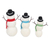 Wool felt decorative accents, 'Snowman Fun' (set of 3) - Handcrafted Felt Christmas Decor (Set of 3) (image 2b) thumbail