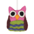Wool felt ornaments, 'Magical Owls' (set of 6) - Multicolored Felt Owl Ornaments (Set of 6) (image 2c) thumbail