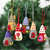 Wool felt ornaments, 'Holiday Homes' (set of 6) - Whimsical Felt House Ornaments (Set of 6) (image 2) thumbail