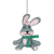 Wool felt ornaments, 'Bunny Greetings' (set of 5) - Assorted Felt Bunny Ornaments (Set of 5) (image 2c) thumbail