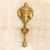 Brass wall accent, 'Ganesha's Enigma' - Ganesha-Themed Brass Wall Accent