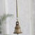 Brass home accent, 'Soft Chime' - Home Accent with Hanging Brass Bell