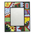 Espejo de pared de mosaico cerámico, 'Artefacto moderno' - Espejo de pared de mosaico cerámico inspirado en el arte moderno