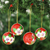 Weihnachtsschmuck aus Pappmaché, 'Valley Blossoms' (4er-Set) - Weihnachtsschmuck aus Pappmaché mit Blumenmotiv (4er-Set)