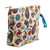 Cotton travel bag, 'Mumbai Tote' - Colorful Paisley Print  Zippered Pouch in 100% Cotton (image 2b) thumbail