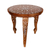 Wood inlay accent table, 'Star Power' - Jamun Wood Inlay Accent Table with Leaf Motif (image 2a) thumbail