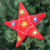 Embroidered wool tree topper, 'Light the Way' - Embellished Felt Wool Holiday Tree Topper (image 2) thumbail